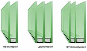 Три варианта стеклопакетов