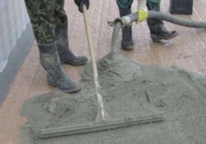 В работе с полимербетоном
