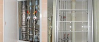 Встроенные шкафы в туалете