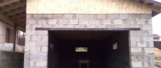 Фото гаража из блоков
